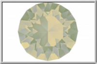 Chaton 1088 SWAROVSKI�, 8mm, 383 - light grey opal, foiled, 6 Stk.